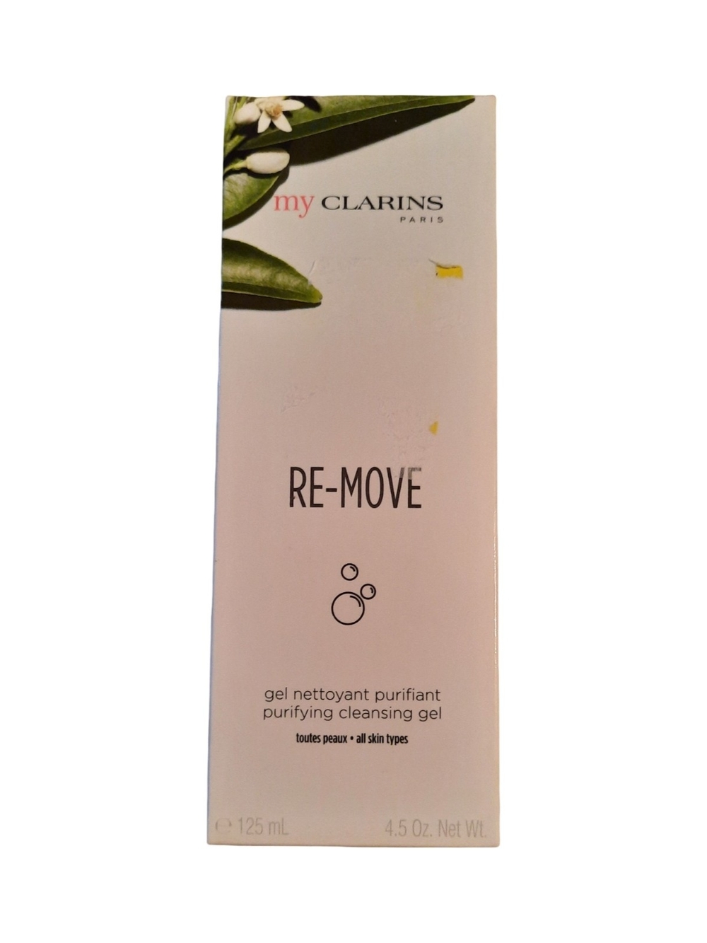 Clarins RE-MOVE Purifying Cleansing Gel - White, Green
